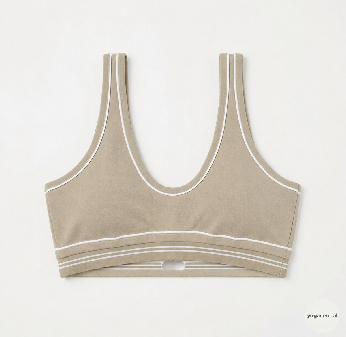 beige heart throb full yoga set