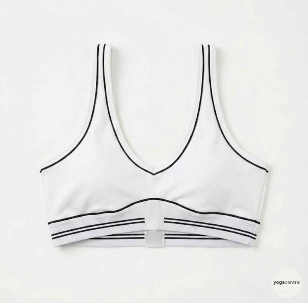 white heart throb full yoga set