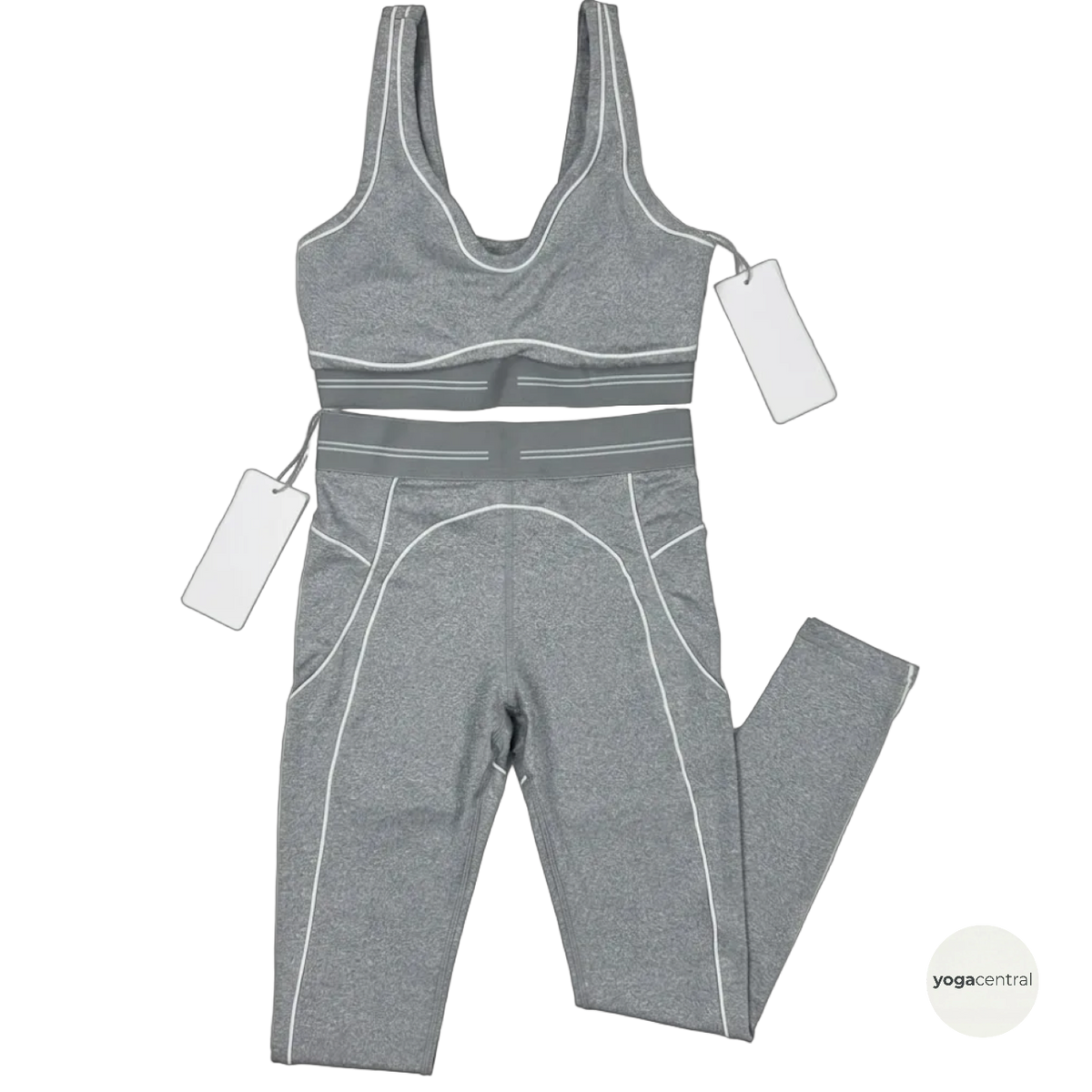 grey heart throb full yoga set
