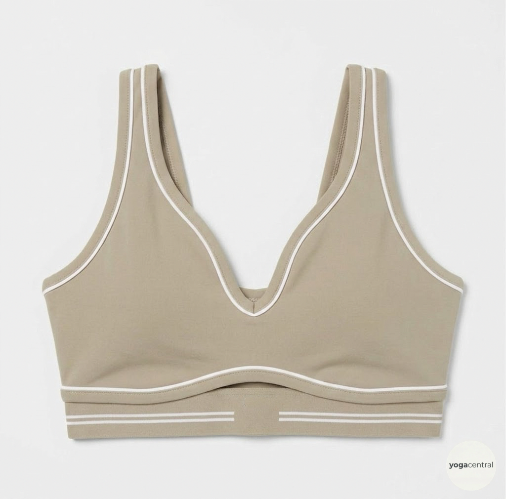 beige heart throb full yoga set