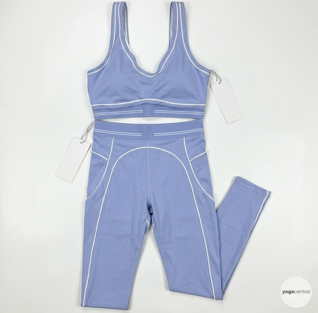 baby blue heart throb full yoga set