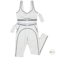 white heart throb full yoga set